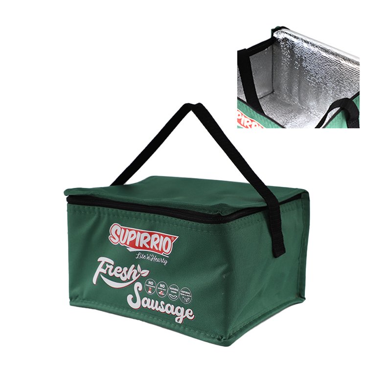 Extra Large Heavy Duty Custom logo Reusable Tote food delivery bag, Grocery thermal Shopping Bag Insulated Cooler Bag