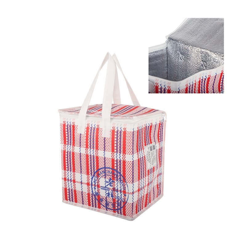 Extra Large Heavy Duty Custom logo Reusable Tote food delivery bag, Grocery thermal Shopping Bag Insulated Cooler Bag
