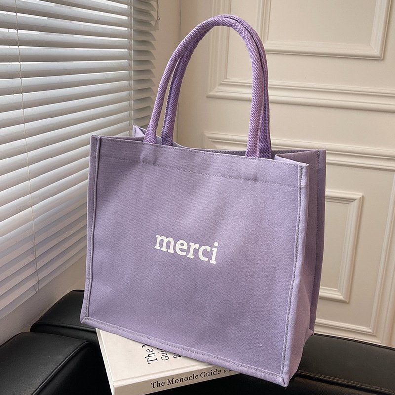 Eco Friendly Reusable Cotton Shopping Bag Canvas Plain Tote Bags With Logo For Women Shoulder Grocery