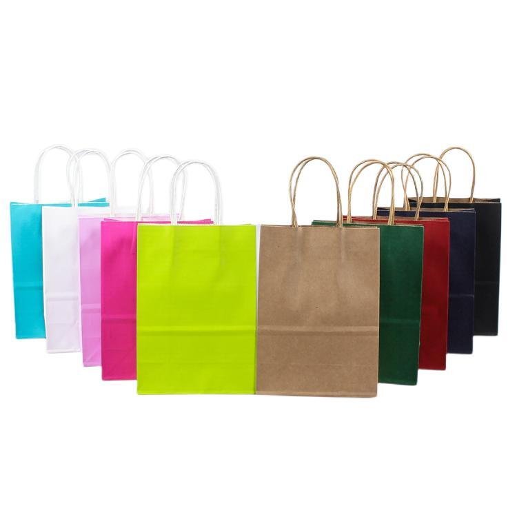Luxury Package Paper Handle Paper Bag Kraft Paper Shopping Bag