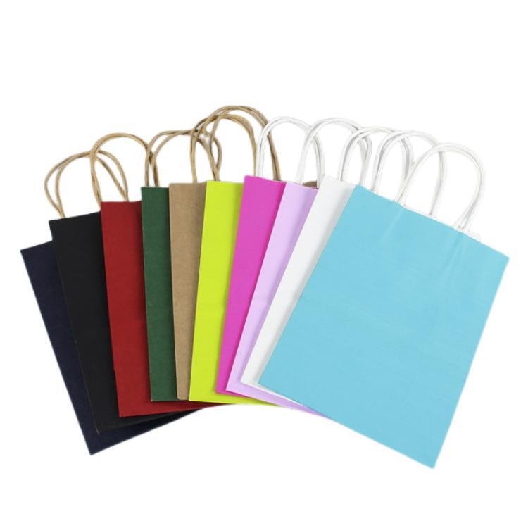 Luxury Package Paper Handle Paper Bag Kraft Paper Shopping Bag