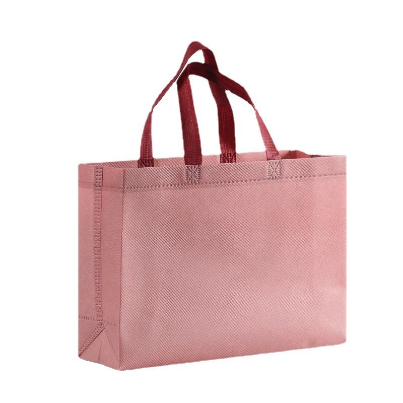 Hot Promotion Item Big Size Shopping Tote Handled Blank Non-woven Bag With Logo