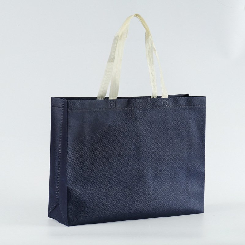 Hot Promotion Item Big Size Shopping Tote Handled Blank Non-woven Bag With Logo