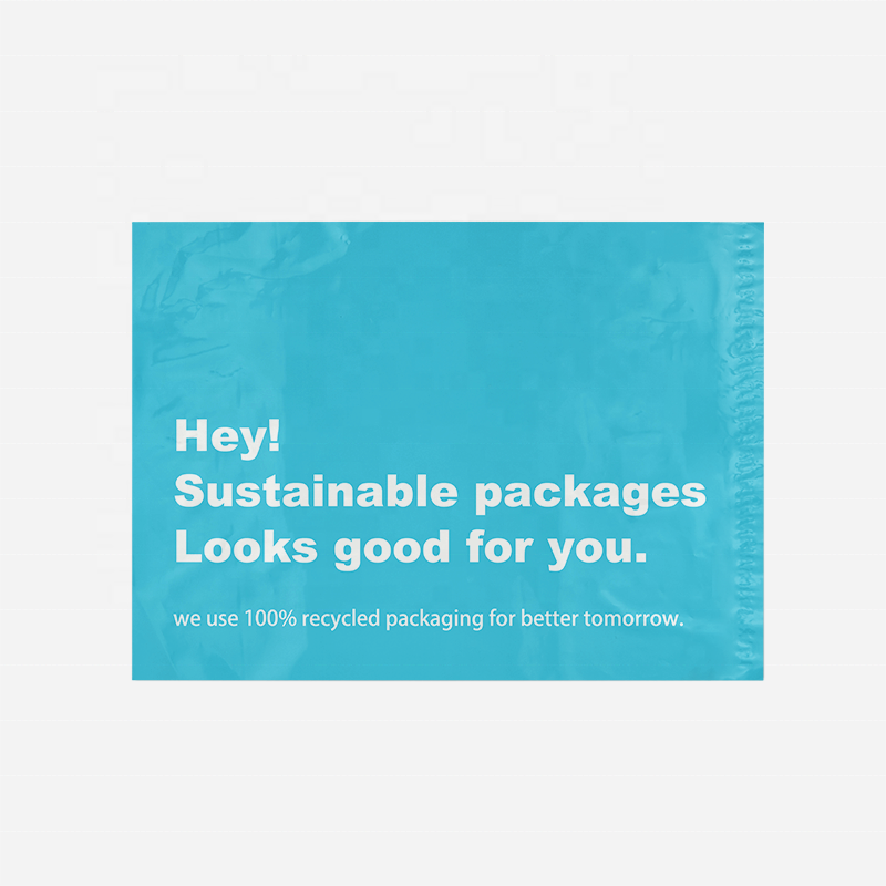 Expandable 14.5 x 19 recyclable poly mailers 100% recycled envelope mailing bag postal packaging shipping polybag with logo