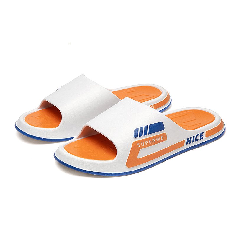 Wholesales Summer Fashion Men's Open Toe Non-Slip Slide Slippers Sandals,Breathable and Quick Drying Indoor & Outdoor Slippers