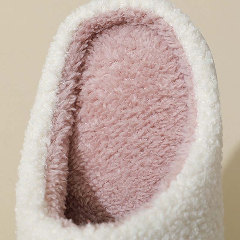 Wholesale Custom Logo Designs Home Slides Slippers Plush Winter Fuzzy House Furry Halloween Cartoon Slippers Customize for Women