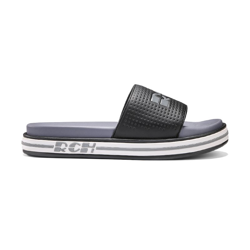 High-quality Super Soft custom With Logo Slides Slippers Memory pu pillow Slippers Unisex Bulk Two Color Eva Slippers Men