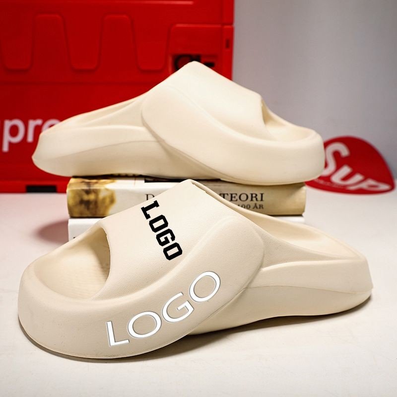 New Fashion Summer Designer Mens Beach Soft Thick EVA Foam Custom Logo Sandals Shoes Slides Slippers For Men Wholesale