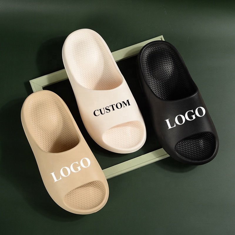 Home Slippers Thick Platform Bathroom Cloud Slippers Non-slip Flip Flops Woman Sandals Fashion Soft Sole EVA Men Slides