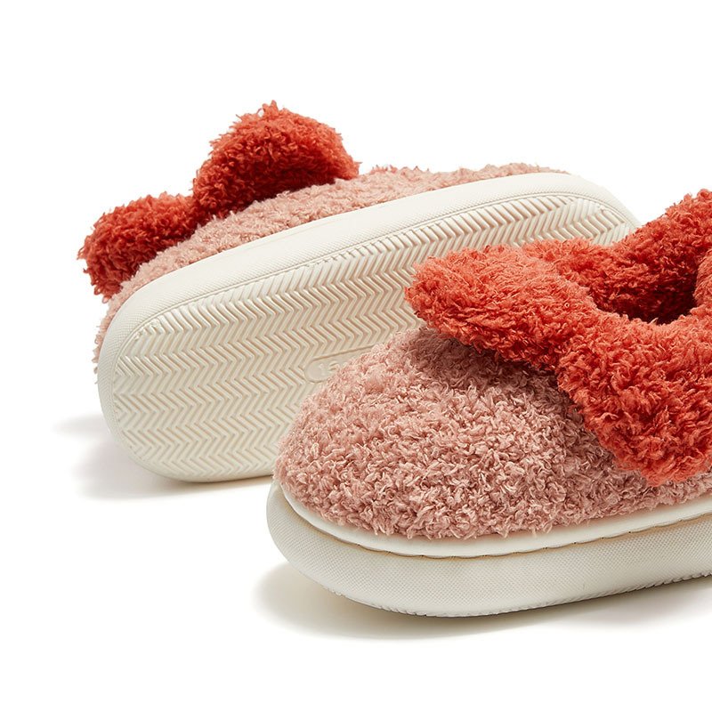 Children's Winter Baby Sandals Slippers soft Fur Cute Kids soft sole indoor slippers sandals Cotton Shoes Girls Boys shoes