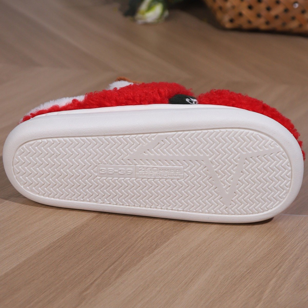 Winter Women Shoes Christmas Elk Cotton Slippers 2024 Home Slippers Indoor House Warm Plush Slippers