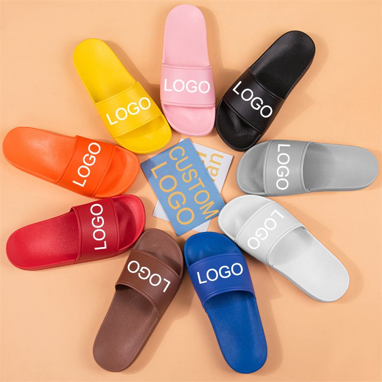 Custom Pattern Slide Sandal Pu Soft Slippers High Quality Custom Rubber Beach Slipper Low Price Non Slip Home Slipper