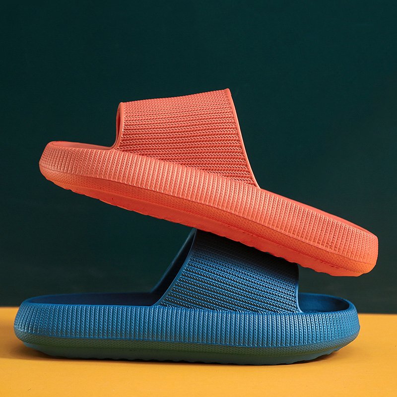 Ladies Home Slides Slippers Unisex Summer Beach Sandals Non-Slip Indoor Floor Flat Shoes