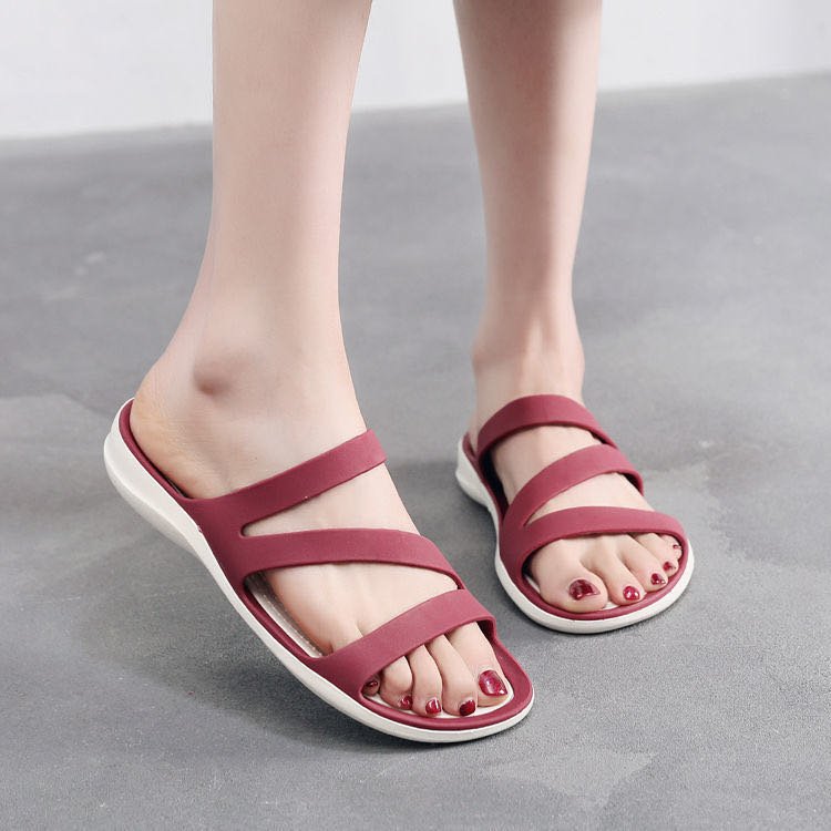 Z New Shoppe hot sell summer colorful womens slides slippers with strap for women beach slipper women
