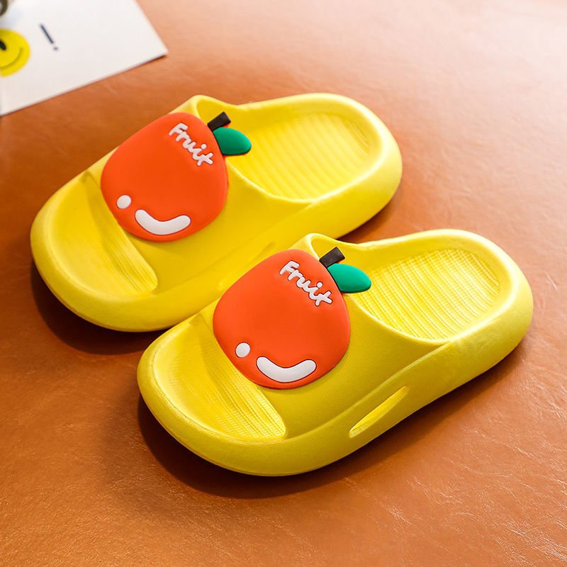 Cute super soft in the cloud waterProof children slides slippers kids outdoor thick-soled open toe beach shoes for boy and girl