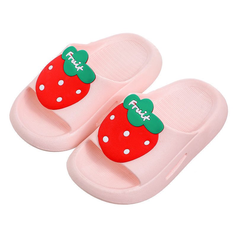 Cute super soft in the cloud waterProof children slides slippers kids outdoor thick-soled open toe beach shoes for boy and girl