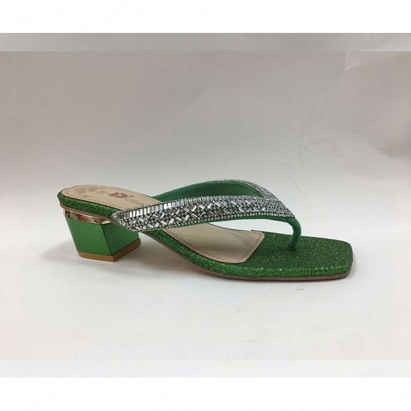 Bright Hot Drill Diamond Comfort Open Toe Beach Flip Flops Slides Slipper Summer Slipper For Women