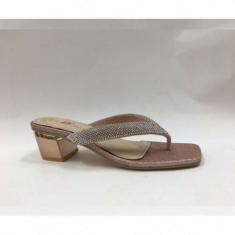 Bright Hot Drill Diamond Comfort Open Toe Beach Flip Flops Slides Slipper Summer Slipper For Women