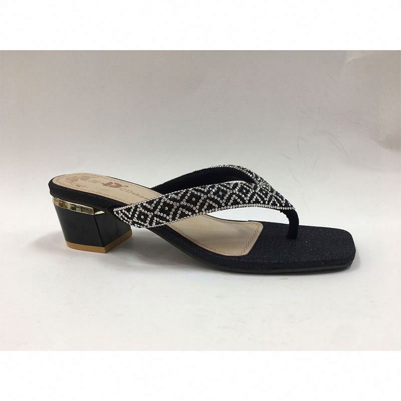 Bright Hot Drill Diamond Comfort Open Toe Beach Flip Flops Slides Slipper Summer Slipper For Women