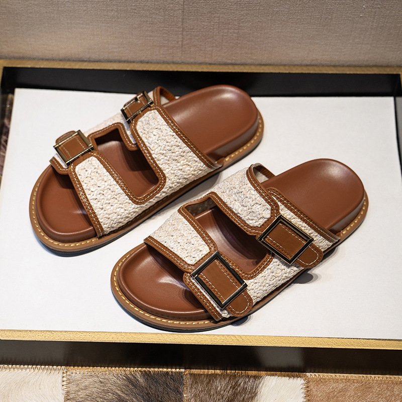 Designer Famous brand Luxury slippers Casual indoor custom luxury slippers women