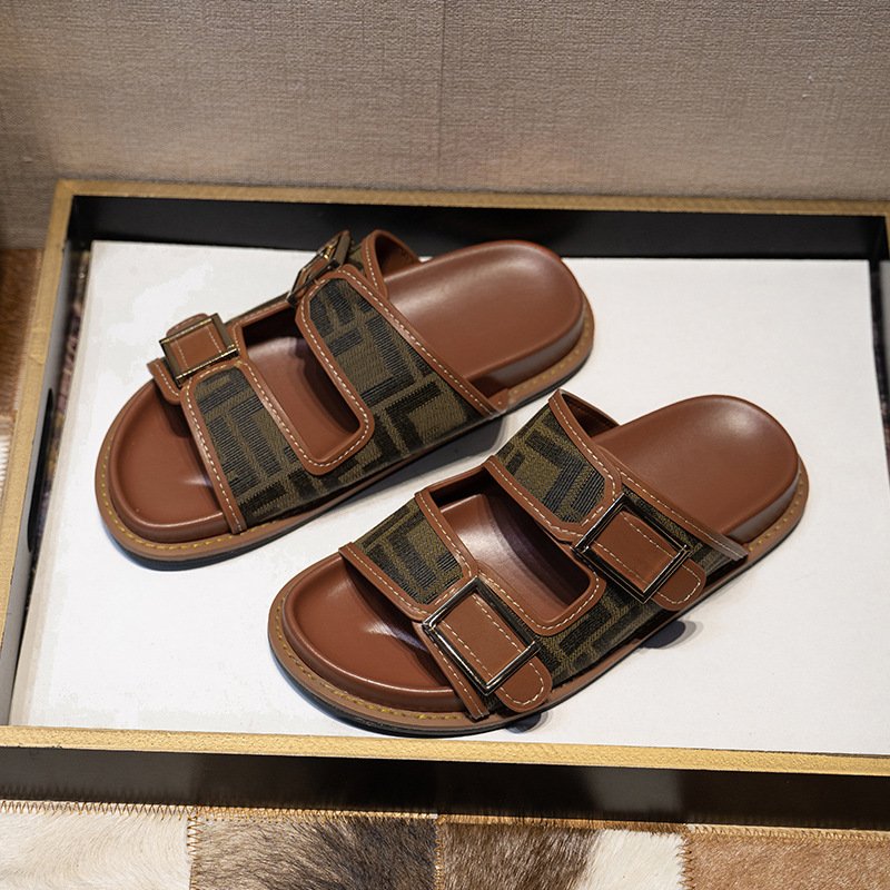 Designer Famous brand Luxury slippers Casual indoor custom luxury slippers women