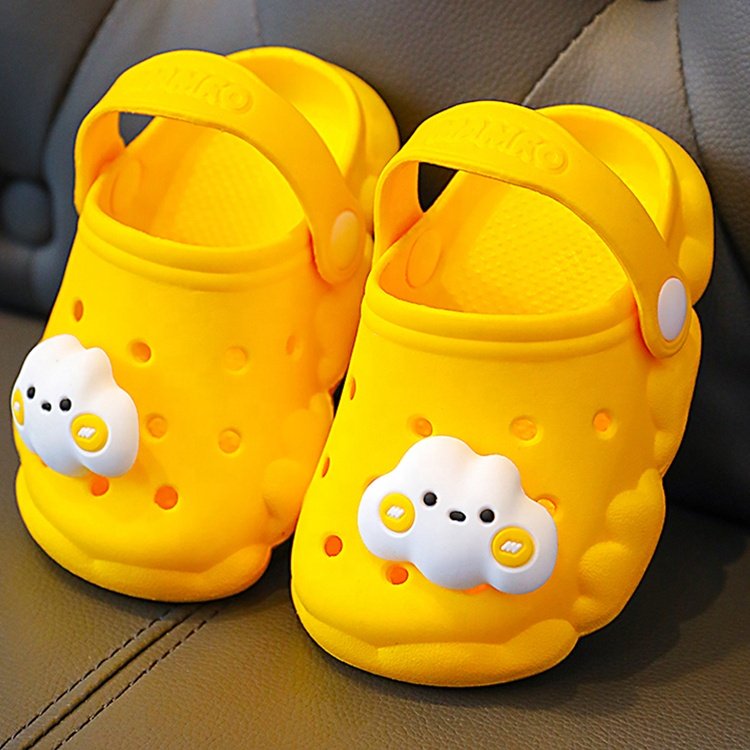 Wholesale new design girls double strap sandals with buckle for kids clogs slippers