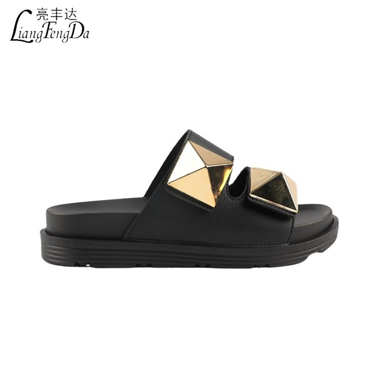 Designer Sandals Slides Slippers for Women Fashion Trendy Platform Sandals Factory Price Slip-on Luxury PVC PU CN;GUA for Ladies