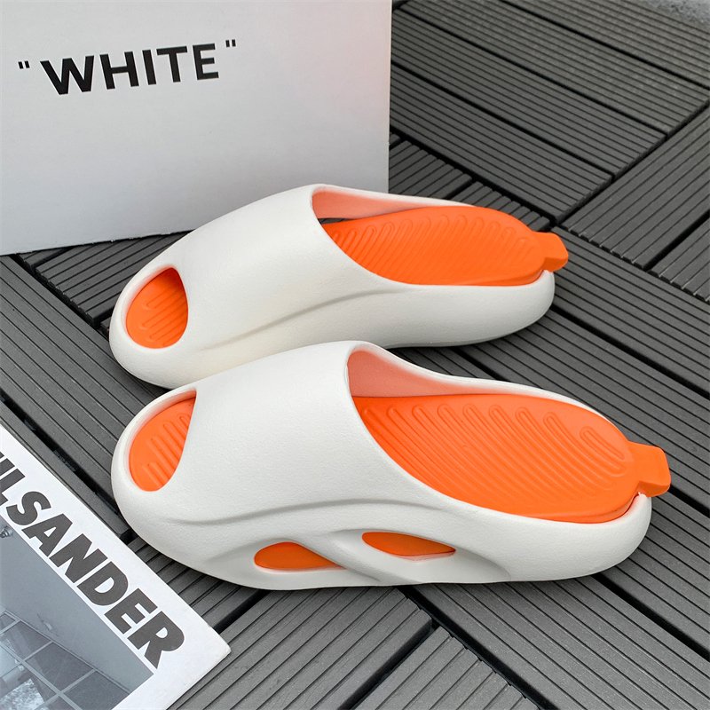 Wholesale Summer Fashionable and Breathable Men's EVA Anti-slip Flat Beach Slides Slippers for Outdoor Beach Walking Use