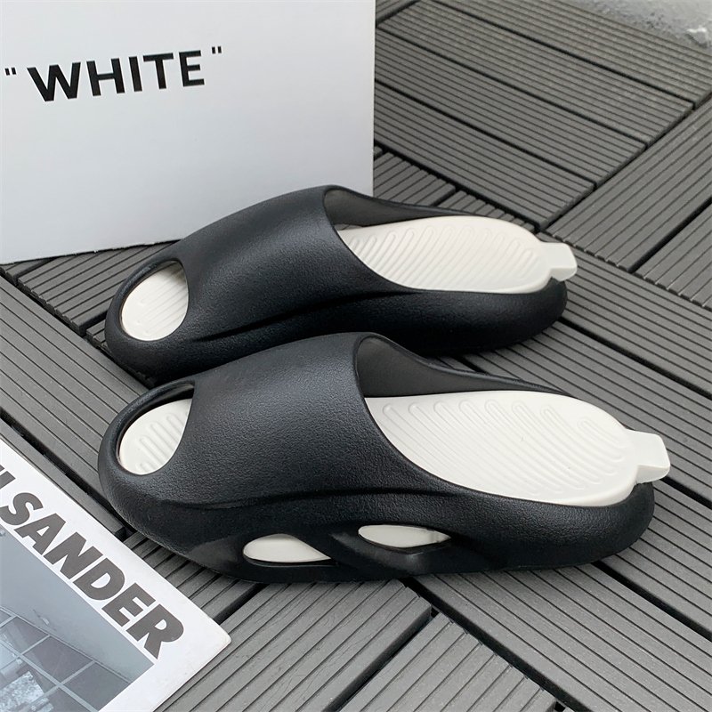 Wholesale Summer Fashionable and Breathable Men's EVA Anti-slip Flat Beach Slides Slippers for Outdoor Beach Walking Use
