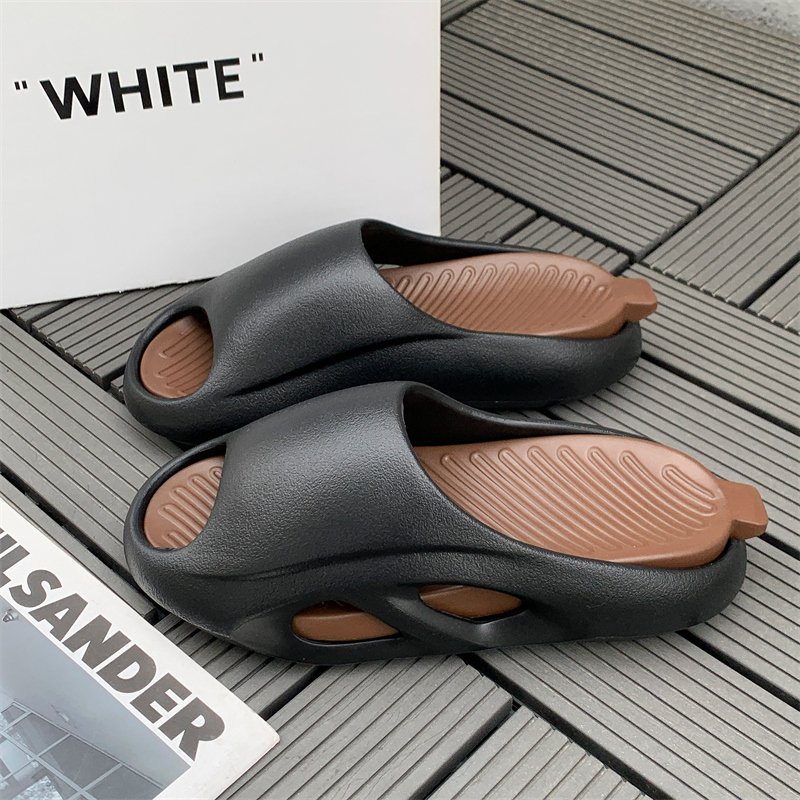 Wholesale Summer Fashionable and Breathable Men's EVA Anti-slip Flat Beach Slides Slippers for Outdoor Beach Walking Use