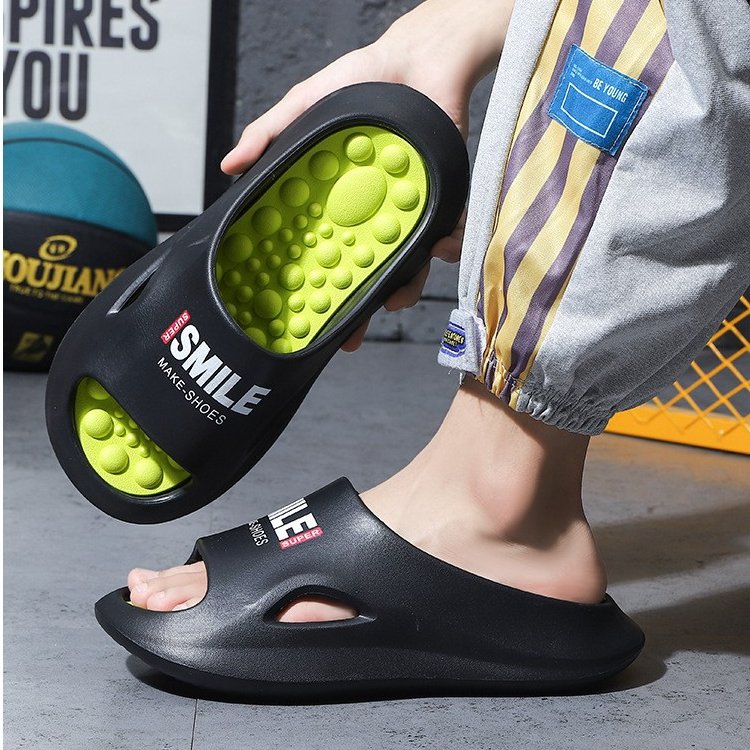 EVA thick platform sandals two colors men's slide sandals slides slippers for men