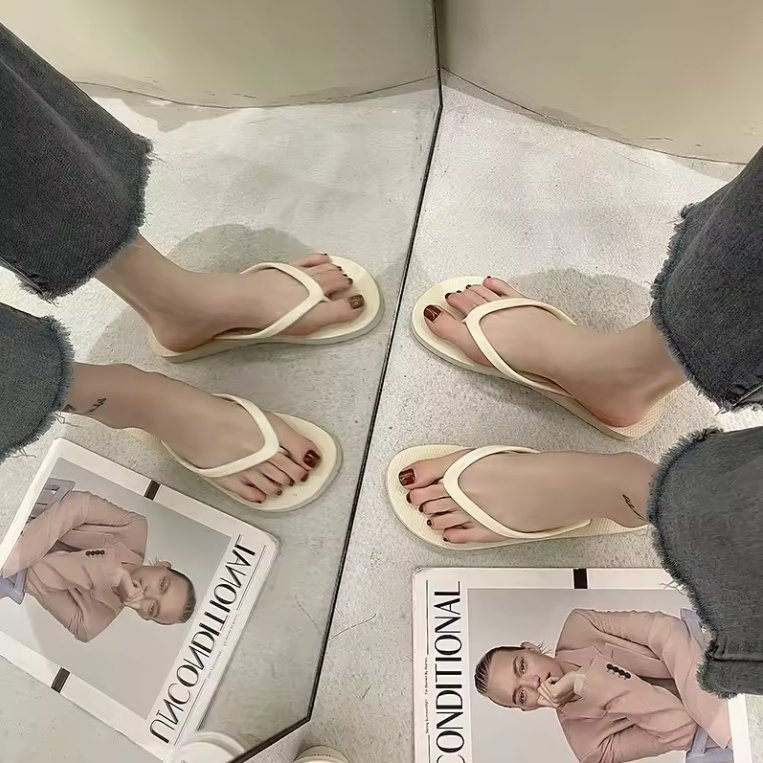 lady flip flop Wholesale Design High Quality Straps Custom Outdoor Beach PE flip flops OEM slippers Women Rubber flip flops