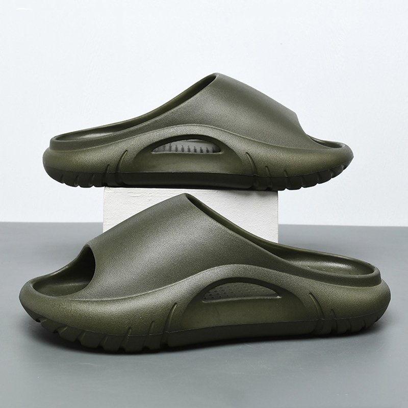 Personalized Custom Logo House Shoes Bedroom Slippers Men Custom Print Blank Slides Slippers With Logo