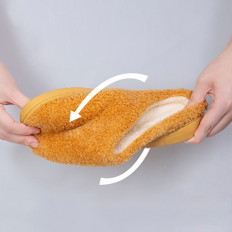 2023 Trendy New Fluffy Winter House Indoors Anti Slip Furry Fashion Fur Couple Home Slides Slippers for Women