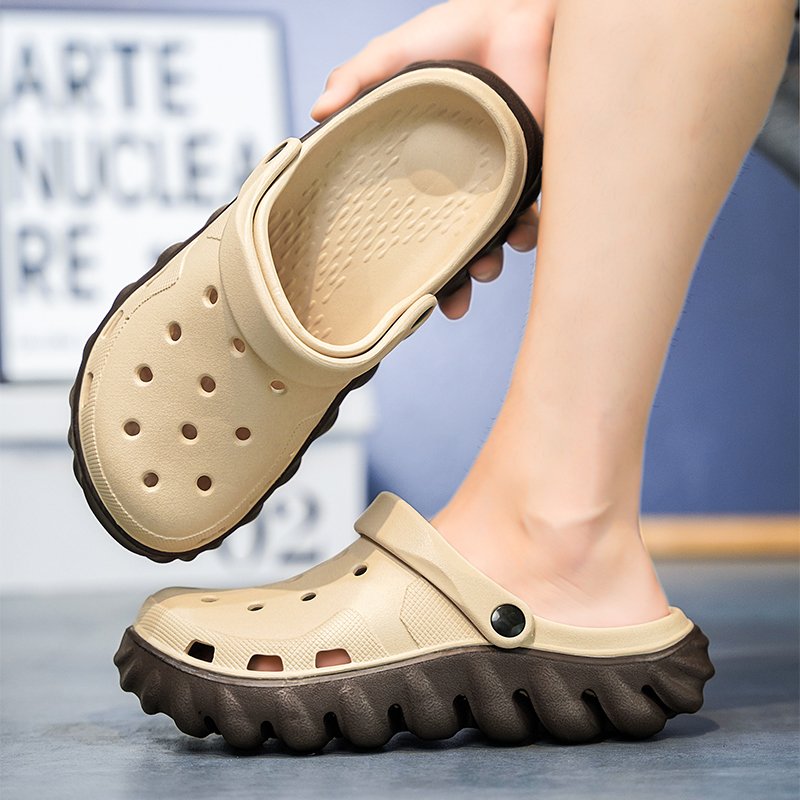 Wholesale men summer slides slippers EVA sport slippers beach unisex adult sandals plush shoes for mans casual slippers