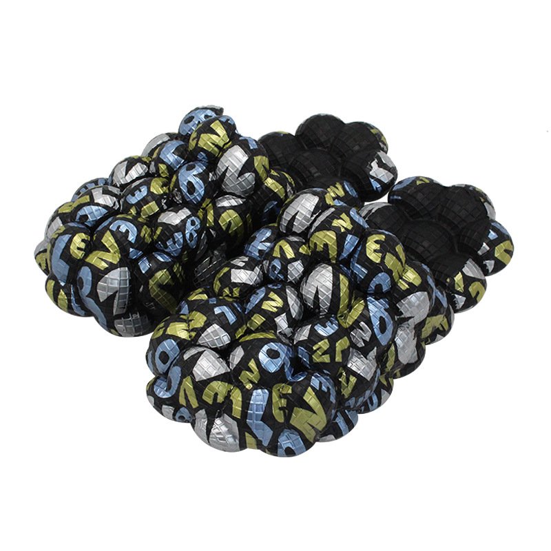 Dropshipping pillow slides slippers latest ladies slippers shoes personalized summer new personality bubble fashion slippers