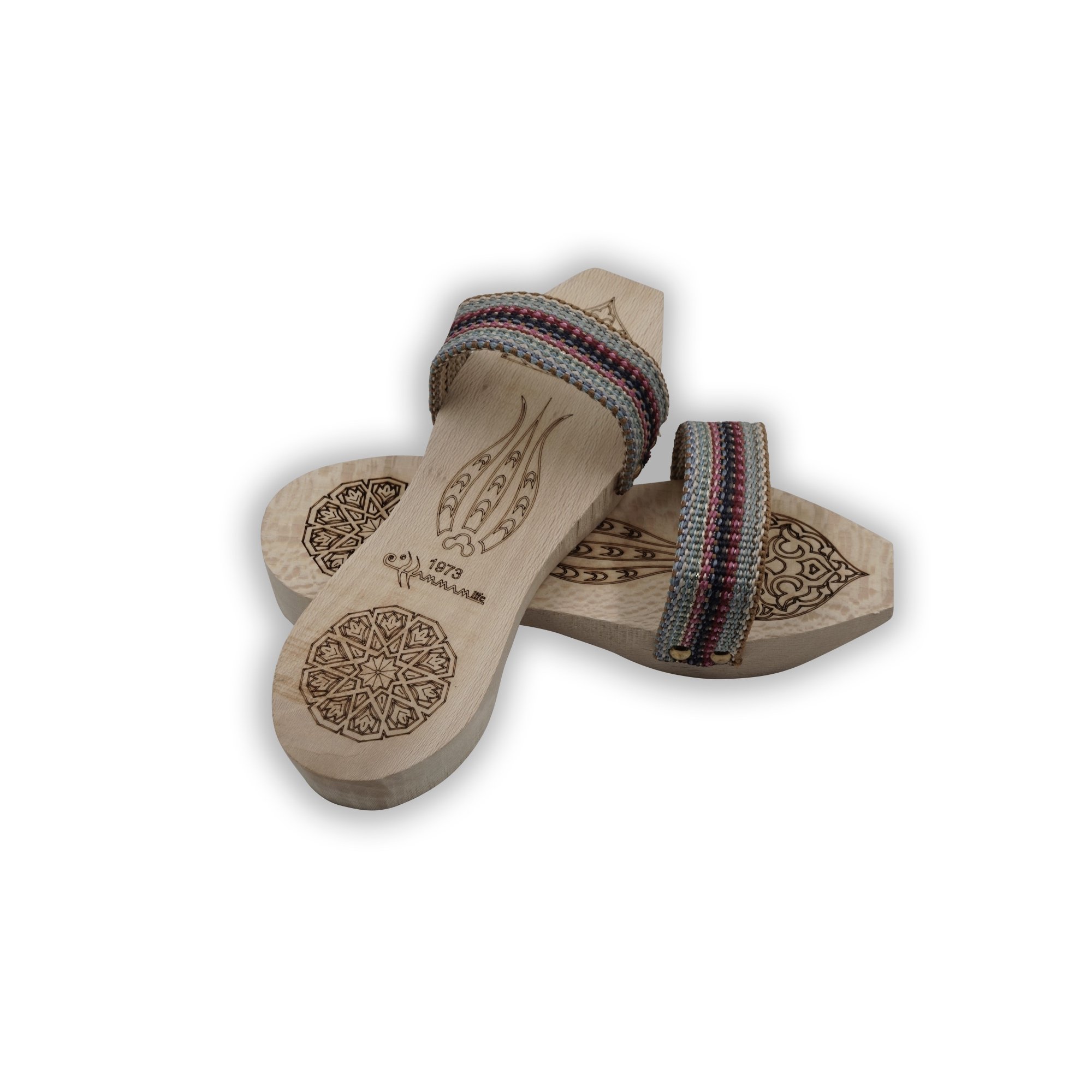 Traditional Ottoman Style Hamam Clogs Quick Drying Bathroom Shoes for Men and Ladies Wholesale Slipper Clogs