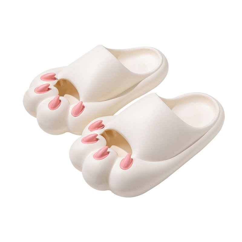 summer outdoor fun cute Breathable Cat Claw Thick Bottom slippers Party Bear Paw Slides Slippers for mens womens
