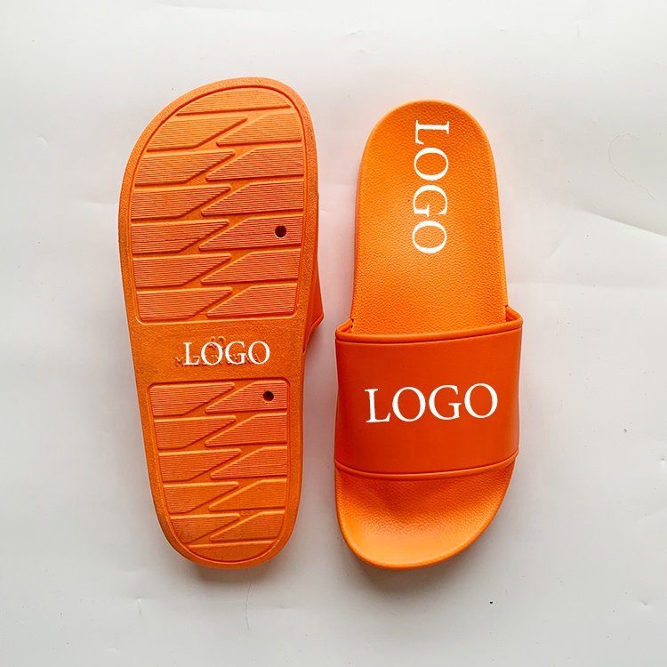 Wholesale Custom Rubber Slide Sandals Summer Beach Walk Slipper with EVA Insole Designer Fashion Sport Slide Slippers for men