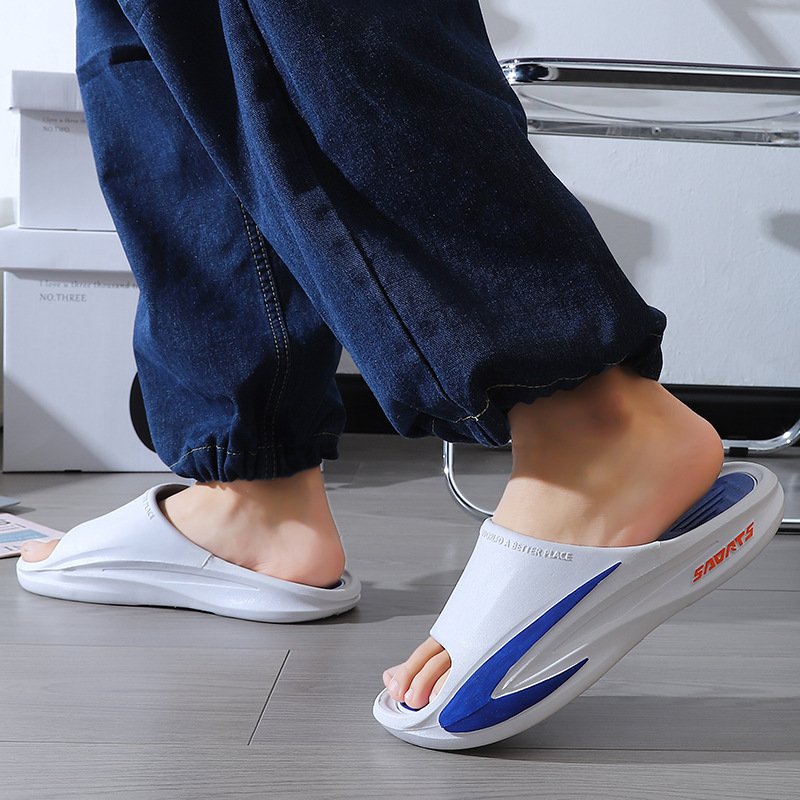 HF summer outdoor good thick soles Multiple styles outdoor basketball fitness luxury sports slides slippers for men