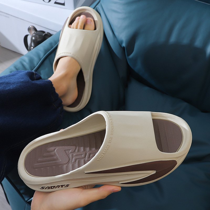 HF summer outdoor good thick soles Multiple styles outdoor basketball fitness luxury sports slides slippers for men