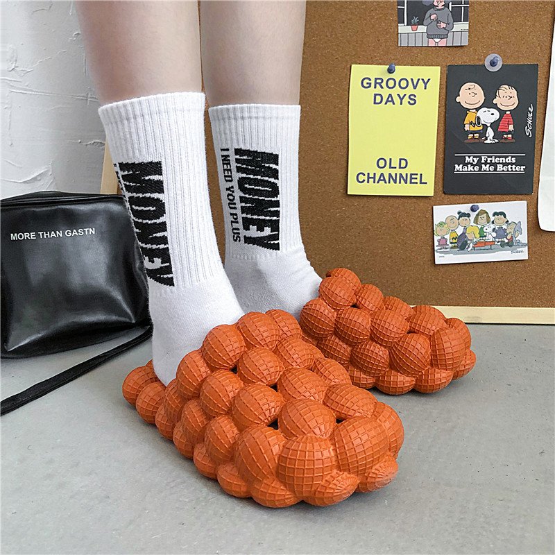 Fashion bubble slippers waterproof men slides