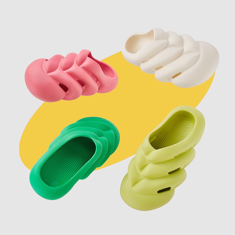 2023 Fashion Skeleton Slippers Anti-slip Men's Bench Slippers Thick-bottom Eva Slide Slippers For Women