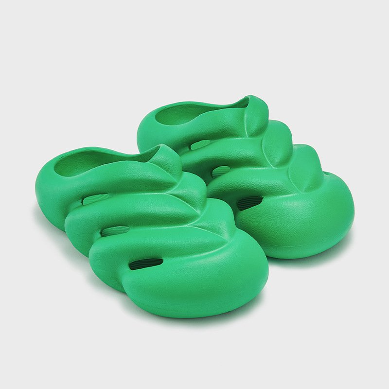 2023 Fashion Skeleton Slippers Anti-slip Men's Bench Slippers Thick-bottom Eva Slide Slippers For Women