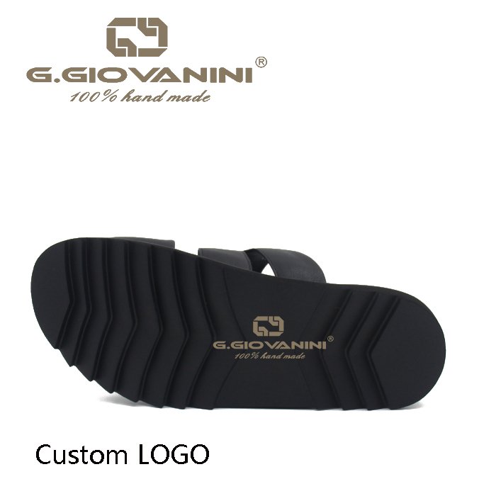 Wholesale Brunei Summer Fashion mens sandals and slippers custom leather sandals