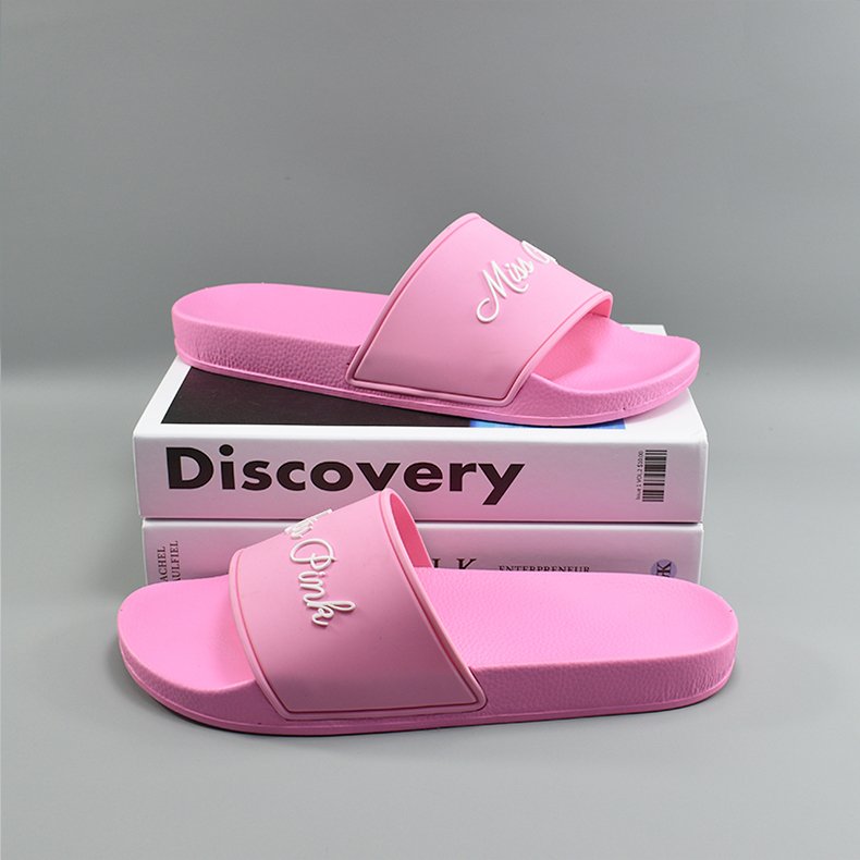 High Quality Custom Made PVC Slides Sandal Footwear Casual Designer Women Slides Custom Logo Slippers
