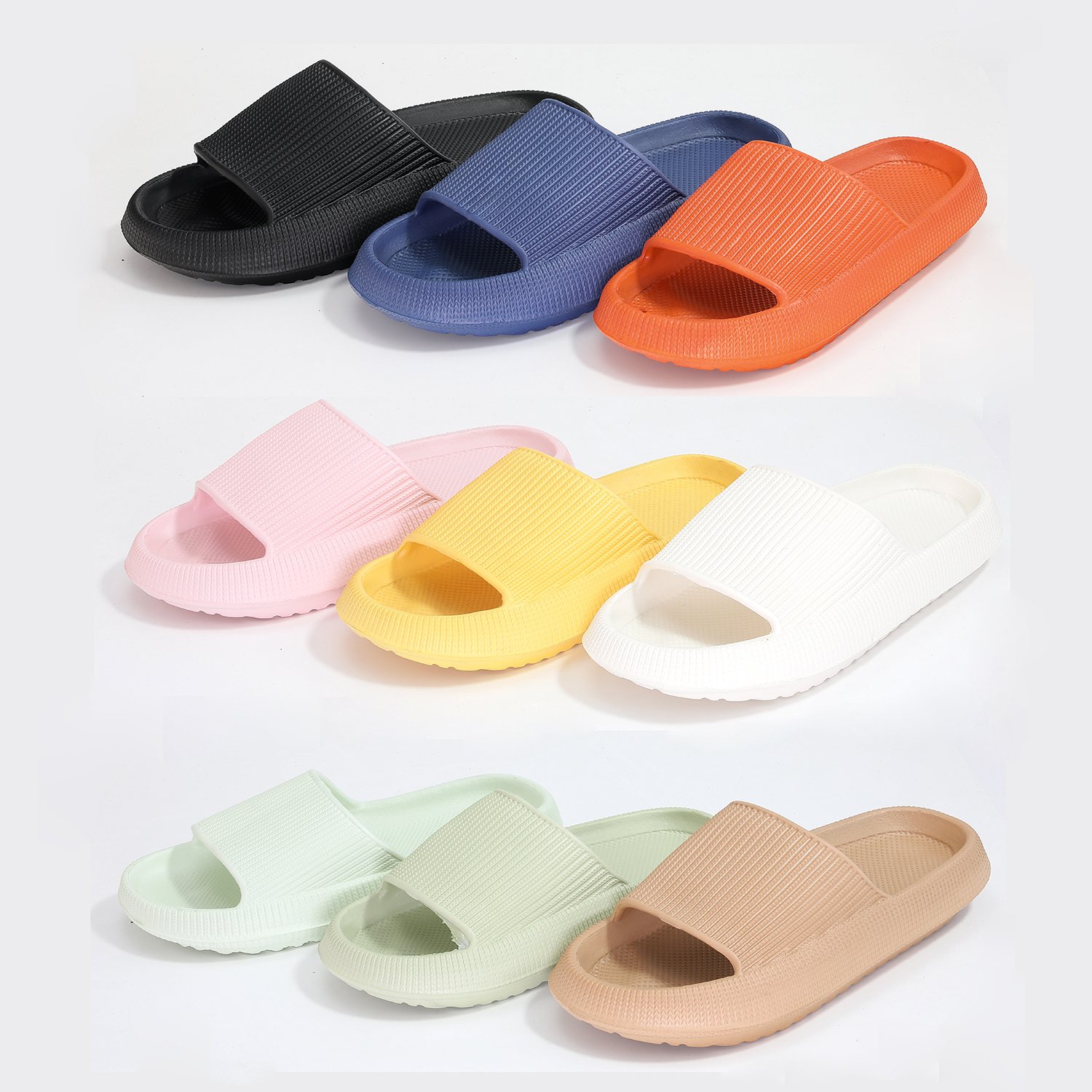 Wholesale Breathable Flat Fashion new Design Custom plain EVA foam slide slippers footwear outdoor Summer EVA slippers for men