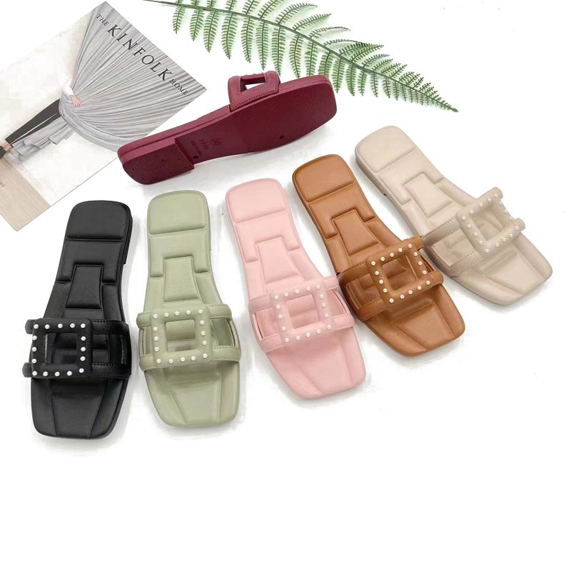 Womens Slipper Chaussure Femme Ladies Sleeper Sandals Slides for Women Slide Slippers