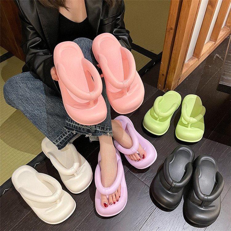 High quality flip flops slippers fashion outdoor thick platform soles Slide Sandals slippers flip flops