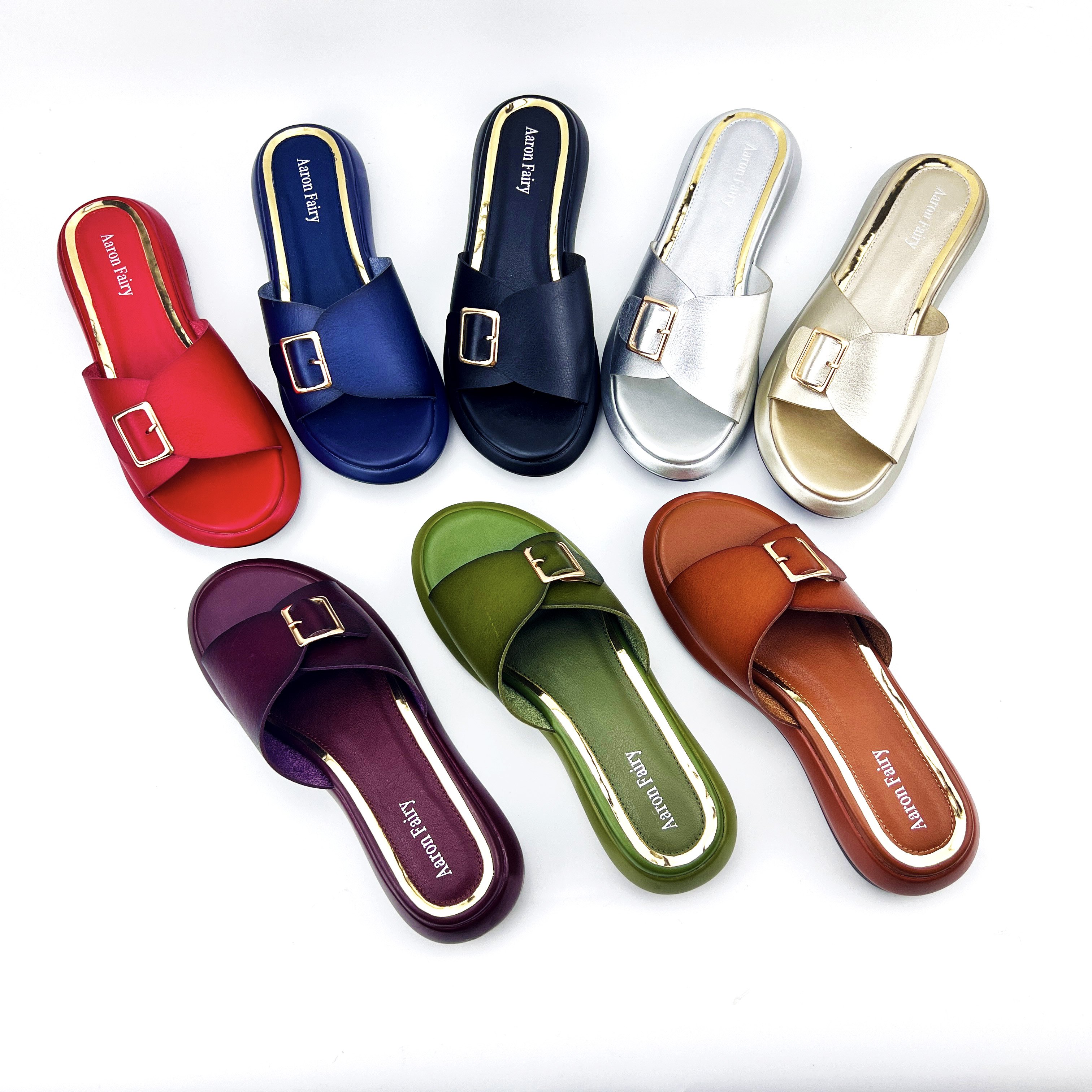 New flip button women's slippers soft and comfortable slippers hotel slides slippers
